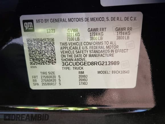 ✅ 2024 Chevrolet Silverado 1500 LTZ • VIN: 3GCUDGED8RG213989 • Лот: 41552058. Опубликован ранее на IAAI с пробегом 7 317 миль. Бесплатный доступ к архиву аукционных продаж из США и подробный отчёт об истории автомобиля на DreamBid. Изображение 9.