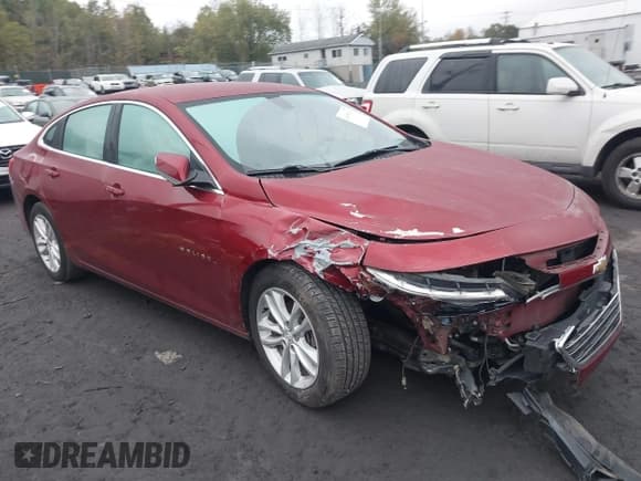 ✅ 2017 Chevrolet Malibu Hybrid • VIN: 1G1ZJ5SU9HF148490 • Lot: 43450100. Listed on IAAI with 119,363 mi. Free auction sales archive from the USA and detailed vehicle history report at DreamBid. Image 1.