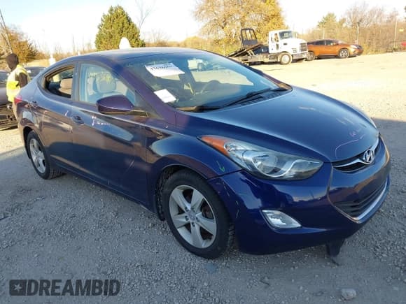 ✅ 2013 Hyundai Elantra GLS • VIN: 5NPDH4AE0DH399562 • Lot: 43636967. Listed on IAAI with 95,924 mi. Free auction sales archive from the USA and detailed vehicle history report at DreamBid. Image 1.