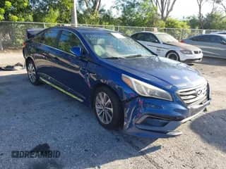 2015 Hyundai Sonata Sport with VIN 5NPE34AF0FH032577, listed as a IAAI auction lot 42997102 with 258,309 mi miles and . Bid and sale history available at DreamBid. Image 1.