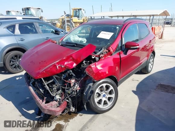✅ 2021 Ford EcoSport SE • VIN: MAJ3S2GE5MC412249 • Lot: 43462317. Wystawiony na IAAI z przebiegiem 50 336 mil. Bezpłatny archiwum sprzedaży aukcyjnych z USA i szczegółowy raport historii pojazdu na DreamBid. Zdjęcie 2.