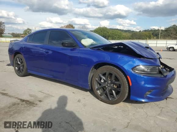 2022 Dodge Charger R/T with VIN 2C3CDXCT7NH157659, listed as a Copart auction lot 85855265 with 49,972 mi miles and Salvage title. Bid and sale history available at DreamBid. Image 4.