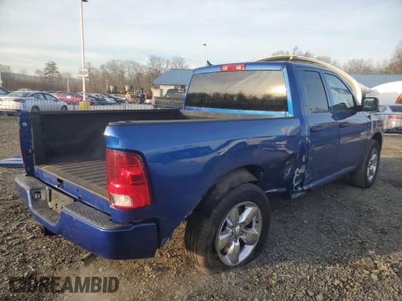 2019 Ram 1500 Express with VIN 1C6RR7FGXKS643366, listed as a Copart auction lot 86594144 with 52,621 mi miles and Salvage title. Bid and sale history available at DreamBid. Image 3.