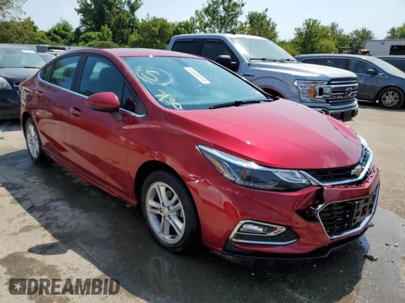 ✅ 2017 Chevrolet Cruze LT • VIN: 1G1BE5SM1H7146782 • Lot: 65485514. Listed on Copart with 41,889 mi. Free auction sales archive from the USA and detailed vehicle history report at DreamBid. Image 4.