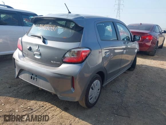 ✅ 2021 Mitsubishi Mirage ES • VIN: ML32AUHJ6MH013937 • Lot: 42863031. Listed on IAAI with 58,313 mi. Free auction sales archive from the USA and detailed vehicle history report at DreamBid. Image 4.