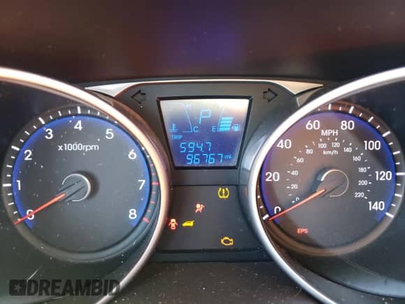 2012 Hyundai Tucson GLS z VIN KM8JUCAC2CU375349, wystawiony jako Copart lot #68832534 z przebiegiem 96 767 mil mil oraz Szkoda całkowita • Salvage title. Historia ofert i sprzedaży dostępna na DreamBid. Obrazek 9.