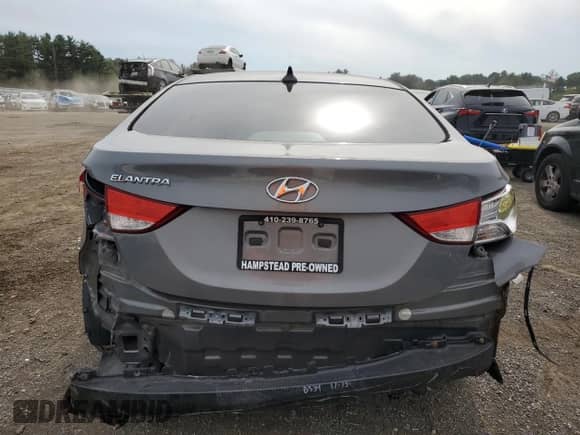 ✅ 2013 Hyundai Elantra GLS • VIN: 5NPDH4AE7DH454914 • Lot: 83864915. Listed on Copart with 69,858 mi. Free auction sales archive from the USA and detailed vehicle history report at DreamBid. Image 6.