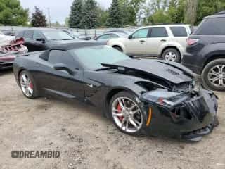 2015 Chevrolet Corvette Z51 2LT с VIN 1G1YK3D75F5125246, выставлен на аукционе Copart как лот 72342704 с пробегом 12 031 миль миль и Чистый • Clean title. История ставок и продаж доступна на DreamBid. Изображение 4.
