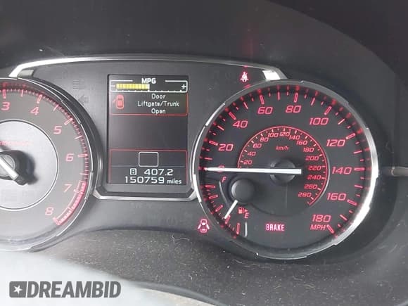 ✅ 2017 Subaru WRX • VIN: JF1VA1B68H9810919 • Lot: 42269932. Listed on IAAI with 150,759 mi. Free auction sales archive from the USA and detailed vehicle history report at DreamBid. Image 15.