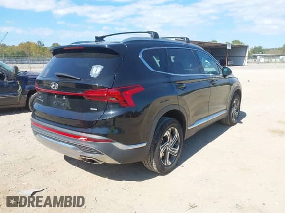 2021 Hyundai Santa Fe SEL with VIN 5NMS2DAJ9MH325043, listed as a IAAI auction lot 43416390 with 60,379 mi miles and . Bid and sale history available at DreamBid. Image 4.
