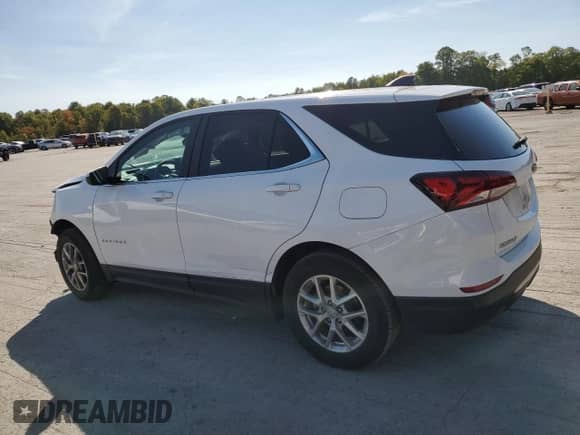 2024 Chevrolet Equinox LT with VIN 3GNAXUEG9RL234058, listed as a Copart auction lot 80144995 with 32,724 mi miles and Salvage title. Bid and sale history available at DreamBid. Image 2.