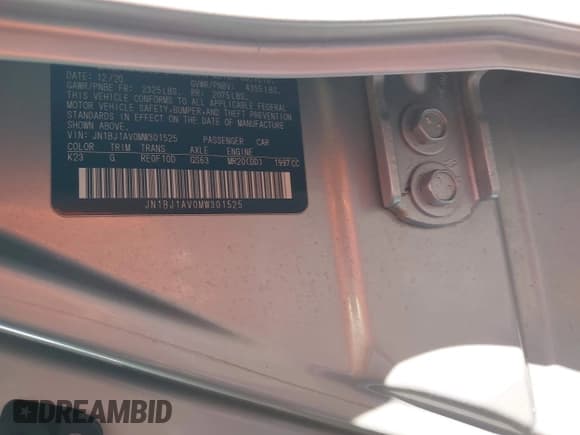 ✅ 2021 Nissan Rogue S • VIN: JN1BJ1AV0MW301525 • Lot: 43499361. Wystawiony na IAAI z przebiegiem 100 832 mil. Bezpłatny archiwum sprzedaży aukcyjnych z USA i szczegółowy raport historii pojazdu na DreamBid. Zdjęcie 9.