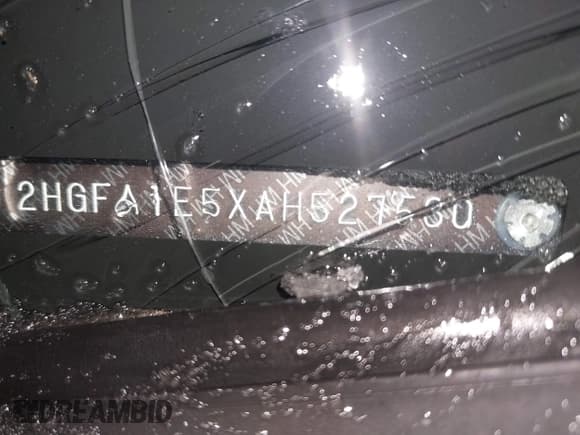 ✅ 2010 Honda Civic LX • VIN: 2HGFA1E5XAH527530 • Lot: 40929348. Listed on IAAI with 189,342 mi. Free auction sales archive from the USA and detailed vehicle history report at DreamBid. Image 9.