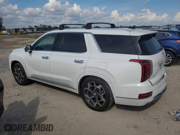 2022 Hyundai Palisade Calligraphy z VIN KM8R74HE6NU397770, wystawiony jako Copart lot #72121894 z przebiegiem 44 687 mil mil oraz Szkoda całkowita • Salvage title. Historia ofert i sprzedaży dostępna na DreamBid. Obrazek 2.