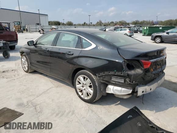 2018 Chevrolet Impala LS with VIN 2G11X5SAXJ9141855, listed as a Copart auction lot 44892675 with 84,644 mi miles and Salvage title. Bid and sale history available at DreamBid. Image 2.