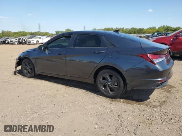 2022 Hyundai Elantra SEL with VIN 5NPLM4AG4NH077436, listed as a Copart auction lot 80162465 with 44,948 mi miles and Salvage title. Bid and sale history available at DreamBid. Image 2.