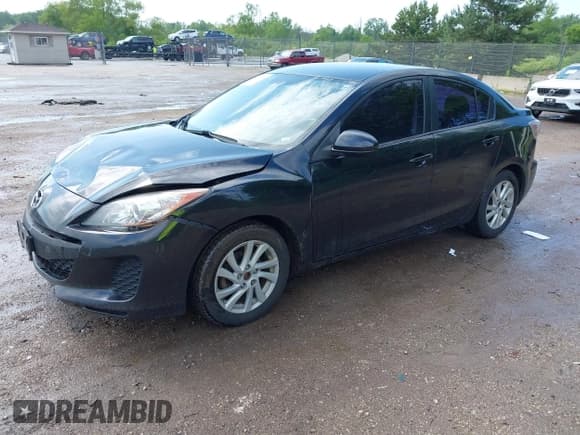 ✅ 2012 Mazda 3 i Touring • VIN: JM1BL1VF6C1500875 • Lot: 42535670. Listed on IAAI with 156,986 mi. Free auction sales archive from the USA and detailed vehicle history report at DreamBid. Image 2.