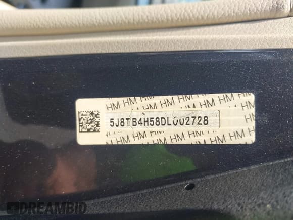 ✅ 2013 Acura RDX Technology • VIN: 5J8TB4H58DL002728 • Lot: 42529827. Listed on IAAI with Not provided. Free auction sales archive from the USA and detailed vehicle history report at DreamBid. Image 9.