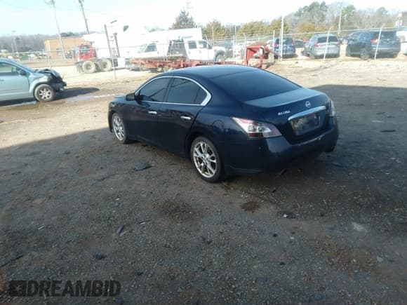 ✅ 2012 Nissan Maxima SV • VIN: 1N4AA5AP8CC868105 • Lot: 41490842. Listed on IAAI with Not provided. Free auction sales archive from the USA and detailed vehicle history report at DreamBid. Image 3.