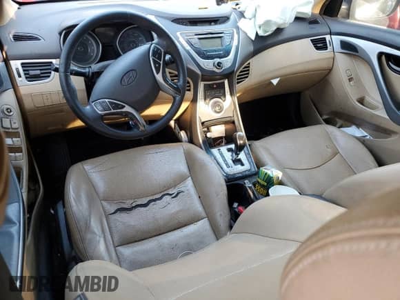 2011 Hyundai Elantra GLS z VIN KMHDH4AE3BU164152, wystawiony jako Copart lot #90817445 z przebiegiem 178 031 mil mil oraz Szkoda całkowita • Salvage title. Historia ofert i sprzedaży dostępna na DreamBid. Obrazek 8.