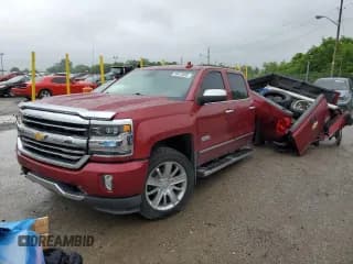 ✅ 2018 Chevrolet Silverado 1500 High Country • VIN: 3GCUKTEC9JG299047 • Лот: 59472685. Опубликован ранее на Copart с пробегом 105 738 миль. Бесплатный доступ к архиву аукционных продаж из США и подробный отчёт об истории автомобиля на DreamBid. Изображение 1.