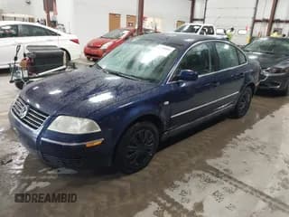 ✅ 2003 Volkswagen Passat GL • VIN: WVWMD63B13P059706 • Lot: 43788004. Listed on IAAI with 173,301 mi. Free auction sales archive from the USA and detailed vehicle history report at DreamBid. Image 2.