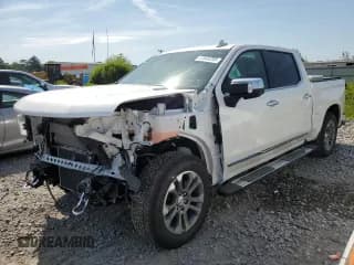 ✅ 2024 Chevrolet Silverado 1500 High Country • VIN: 1GCUDJE82RZ246356 • Lot: 57909295. Listed on Copart with 19,111 mi. Free auction sales archive from the USA and detailed vehicle history report at DreamBid. Image 1.