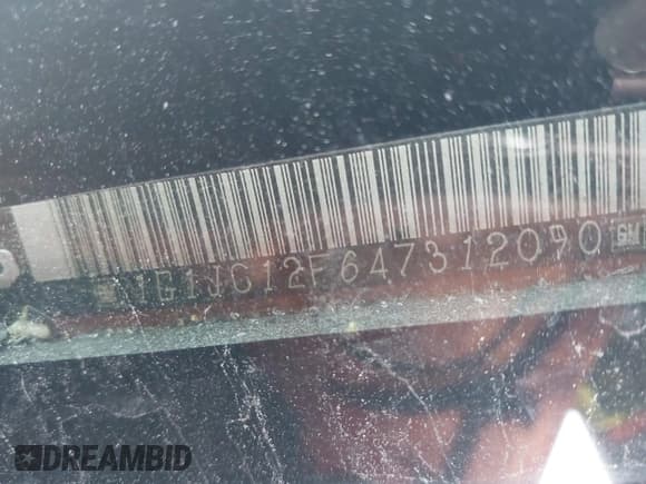 ✅ 2004 Chevrolet Cavalier • VIN: 1G1JC12F647312090 • Lot: 42508207. Listed on IAAI with 137,584 mi. Free auction sales archive from the USA and detailed vehicle history report at DreamBid. Image 9.