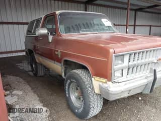 1982 Chevrolet Blazer K10 Utility HT z VIN 1G8EK18H6CF125869, wystawiony jako IAAI lot #43568930 z przebiegiem 60 452 mil mil oraz . Historia ofert i sprzedaży dostępna na DreamBid. Obrazek 1.