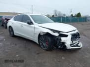 ✅ 2020 Infiniti Q50 Red Sport 400 • VIN: JN1FV7AR0LM660315 • Lot: 41951851. Listed on IAAI with 102,475 mi. Free auction sales archive from the USA and detailed vehicle history report at DreamBid. Image 1.