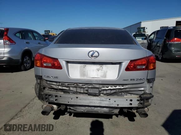 ✅ 2006 Lexus IS 250 • VIN: JTHCK262065004023 • Lot: 85393595. Listed on Copart with Not provided. Free auction sales archive from the USA and detailed vehicle history report at DreamBid. Image 6.