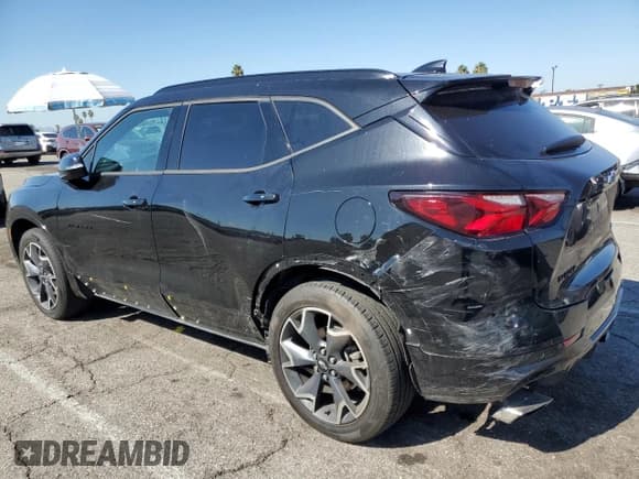 ✅ 2019 Chevrolet Blazer RS • VIN: 3GNKBERSXKS588061 • Lot: 87480025. Listed on Copart with 38,255 mi. Free auction sales archive from the USA and detailed vehicle history report at DreamBid. Image 2.