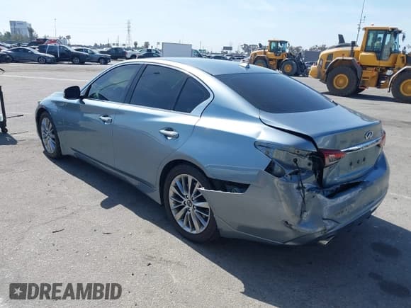 ✅ 2019 Infiniti Q50 Luxe • VIN: JN1EV7AP3KM514967 • Lot: 42337164. Listed on IAAI with 70,345 mi. Free auction sales archive from the USA and detailed vehicle history report at DreamBid. Image 3.