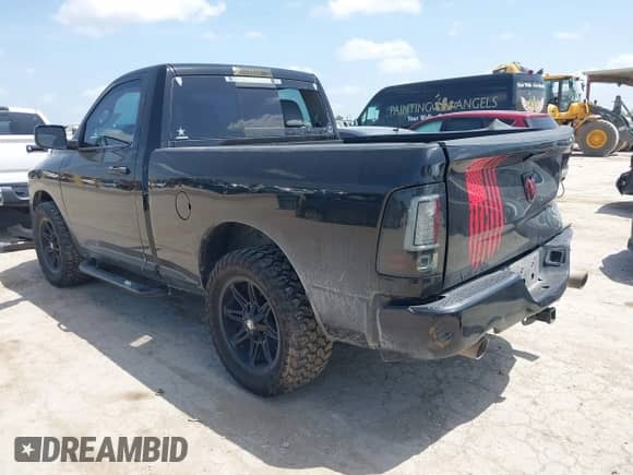 2013 Ram 1500 Express with VIN 3C6JR6AT8DG592679, listed as a IAAI auction lot 42701097 with 147,006 mi miles and . Bid and sale history available at DreamBid. Image 3.