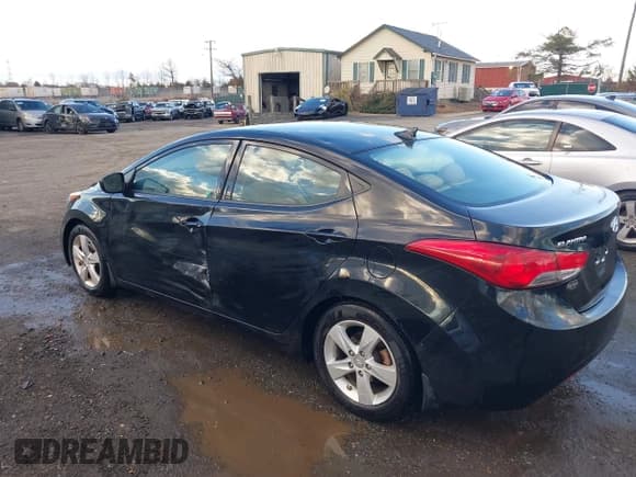 ✅ 2013 Hyundai Elantra GLS • VIN: 5NPDH4AE1DH385220 • Lot: 43788863. Listed on IAAI with 107,161 mi. Free auction sales archive from the USA and detailed vehicle history report at DreamBid. Image 3.