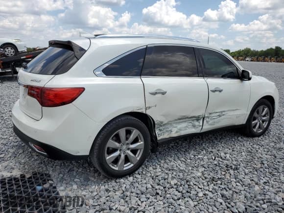 ✅ 2015 Acura MDX Advance • VIN: 5FRYD3H88FB001845 • Лот: 57665535. Опубликован ранее на Copart с пробегом 135 167 миль. Бесплатный доступ к архиву аукционных продаж из США и подробный отчёт об истории автомобиля на DreamBid. Изображение 3.