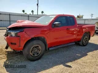 2022 Nissan Frontier S with VIN 1N6ED1CL2NN649148, listed as a Copart auction lot 67418145 with 62,593 mi miles and Salvage title. Bid and sale history available at DreamBid. Image 1.