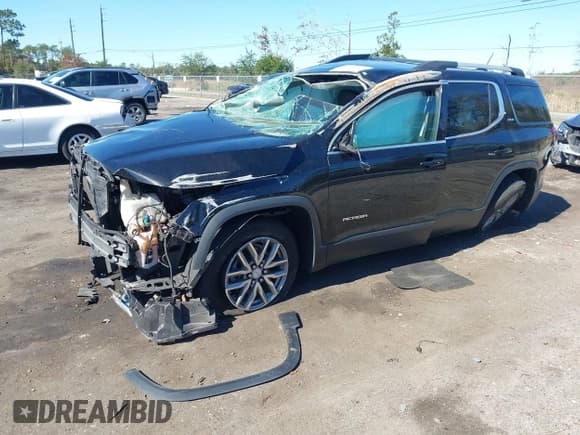 ✅ 2017 GMC Acadia SLE • VIN: 1GKKNLLSXHZ182522 • Lot: 43659534. Listed on IAAI with 119,723 mi. Free auction sales archive from the USA and detailed vehicle history report at DreamBid. Image 2.
