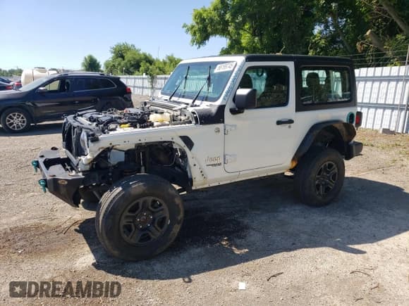 ✅ 2020 Jeep Wrangler Sport S • VIN: 1C4GJXAG6LW112769 • Lot: 66199745. Listed on Copart with 143,097 mi. Free auction sales archive from the USA and detailed vehicle history report at DreamBid. Image 1.