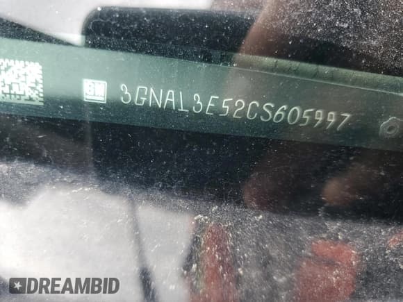 ✅ 2012 Chevrolet Captiva Sport LT • VIN: 3GNAL3E52CS605997 • Лот: 55308535. Опубликован ранее на Copart с пробегом 125 170 миль. Бесплатный доступ к архиву аукционных продаж из США и подробный отчёт об истории автомобиля на DreamBid. Изображение 12.