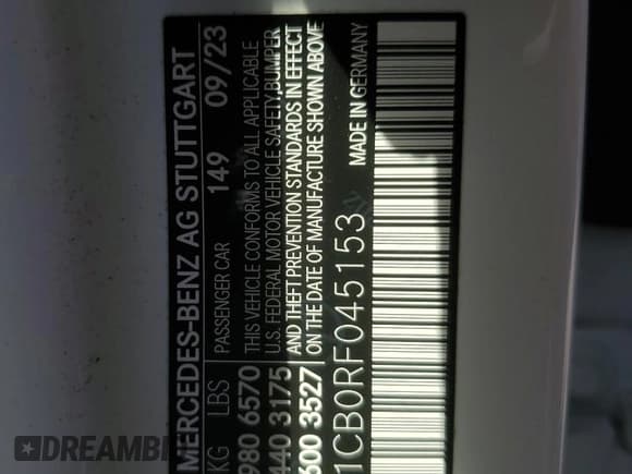 ✅ 2024 Mercedes-Benz EQE 350 • VIN: W1KEG1CB0RF045153 • Lot: 60610424. Wystawiony na Copart z przebiegiem 11 485 mil. Bezpłatny archiwum sprzedaży aukcyjnych z USA i szczegółowy raport historii pojazdu na DreamBid. Zdjęcie 12.