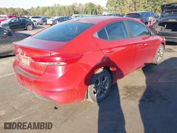 ✅ 2017 Hyundai Elantra Limited • VIN: 5NPD84LF4HH074568 • Lot: 43510309. Listed on IAAI with 134,034 mi. Free auction sales archive from the USA and detailed vehicle history report at DreamBid. Image 4.