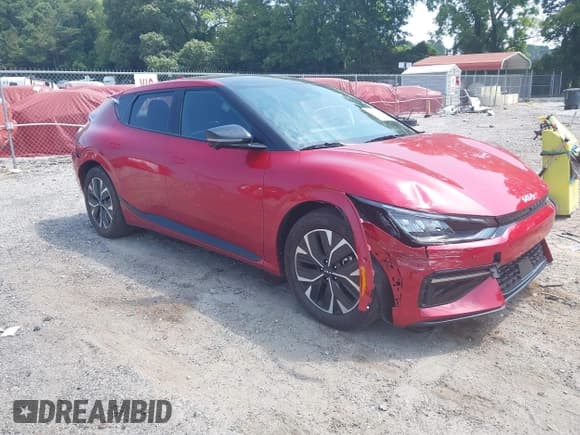 ✅ 2024 Kia EV6 GT-Line • VIN: KNDC44LA6R5218182 • Lot: 42688128. Wystawiony na IAAI z przebiegiem 4 263 mil. Bezpłatny archiwum sprzedaży aukcyjnych z USA i szczegółowy raport historii pojazdu na DreamBid. Zdjęcie 1.