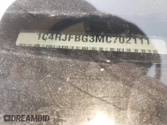 ✅ 2021 Jeep Grand Cherokee Limited • VIN: 1C4RJFBG3MC702111 • Лот: 42988706. Опубликован ранее на IAAI с пробегом 74 723 миль. Бесплатный доступ к архиву аукционных продаж из США и подробный отчёт об истории автомобиля на DreamBid. Изображение 9.