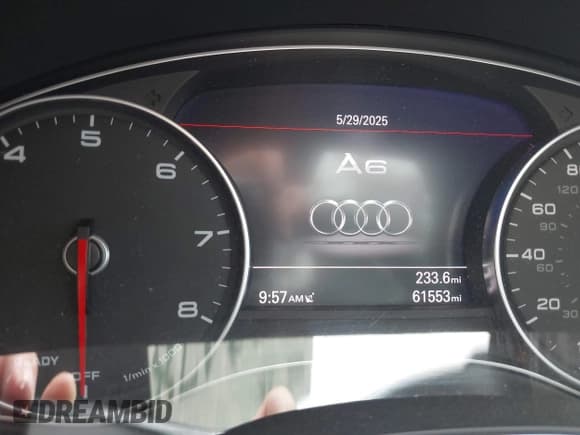 ✅ 2017 Audi A6 Prestige • VIN: WAUH2AFC4HN039271 • Лот: 42347875. Опубликован ранее на IAAI с пробегом 61 553 миль. Бесплатный доступ к архиву аукционных продаж из США и подробный отчёт об истории автомобиля на DreamBid. Изображение 7.
