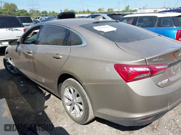 2022 Chevrolet Malibu LT with VIN 1G1ZD5ST7NF131035, listed as a IAAI auction lot 43150441 with 65,571 mi miles and . Bid and sale history available at DreamBid. Image 3.