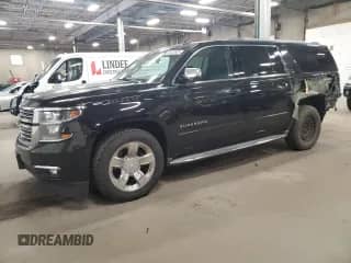 2015 Chevrolet Suburban LTZ с VIN 1GNSKKKC8FR120677, выставлен на аукционе Copart как лот 86426505 с пробегом 156 320 миль миль и Списание • Salvage title. История ставок и продаж доступна на DreamBid. Изображение 1.