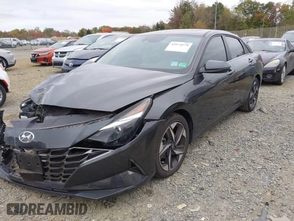 ✅ 2021 Hyundai Elantra SEL • VIN: 5NPLN4AG2MH018221 • Lot: 43574279. Listed on IAAI with 51,911 mi. Free auction sales archive from the USA and detailed vehicle history report at DreamBid. Image 2.
