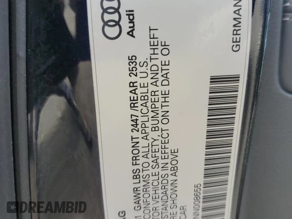 ✅ 2022 Audi A4 S line Premium Plus • VIN: WAUEAAF47NN008655 • Lot: 81247095. Listed on Copart with 74,117 mi. Free auction sales archive from the USA and detailed vehicle history report at DreamBid. Image 12.