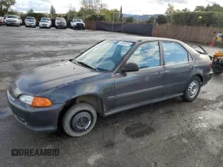 ✅ 1992 Honda Civic DX • VIN: 1HGEG8542NL071753 • Lot: 80445234. Listed on Copart with 152,546 mi. Free auction sales archive from the USA and detailed vehicle history report at DreamBid. Image 1.